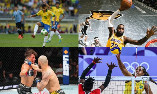 Conteúdos esportivos disponíveis na CinexTV